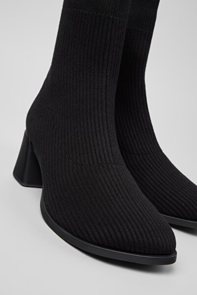 CAMPER Kora Kadın Kumaş Siyah Orta Boy Topuklu Bot
