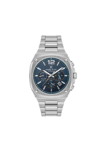 Daniel Klein Exclusive Silver Stainless Steel Watch for Men DK.1.14215-5