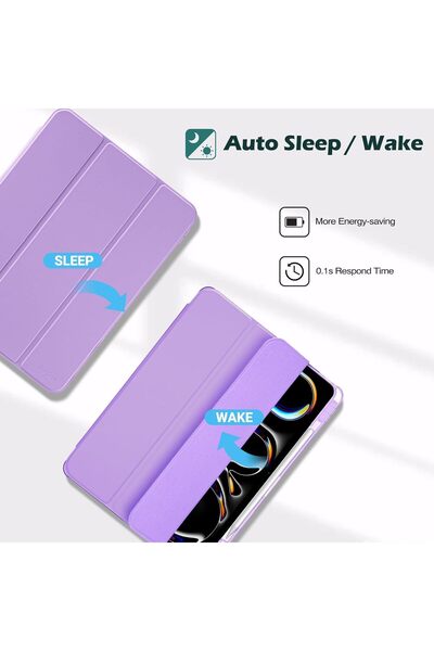 genernic CAT-COT iPad Pro 13 inch ″ Protective Smart Cover – Lightweight Flip Case with Multi-Angle Stand