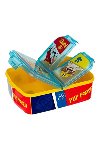 OEM Paw Patrol Food Container Lunchbox, 3 Compartments, 0.79L Capacity, Multicolor, Plastic