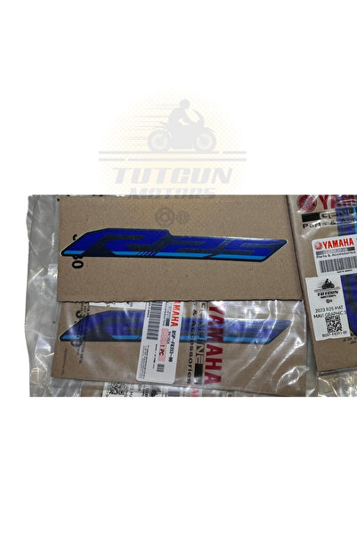Yamaha R25 Mat Mavi Yan Sticker Orijinal B5P-F8393-00