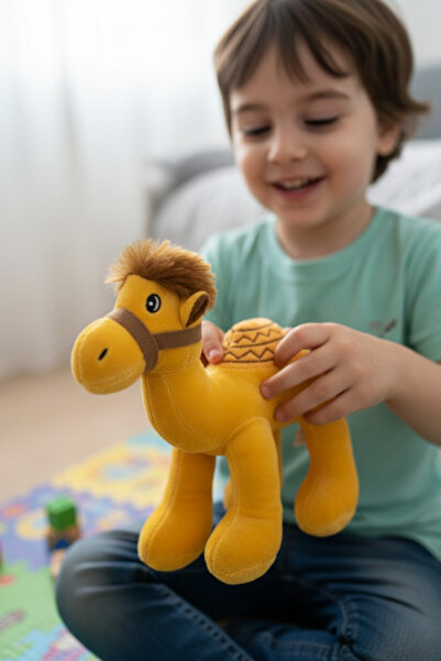 craftivio Sevimli Deve Peluş Oyuncak 20 cm