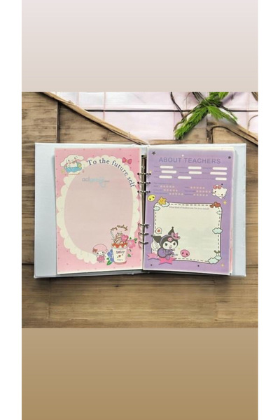 synshop Kuromi My Melody New Generation Squishy Squishy Soft Cover Large Size Luxury Daily Commemorative Memory Book