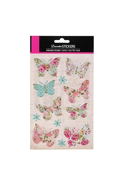 OEM Autocolante fluturi vintage - 12 buc