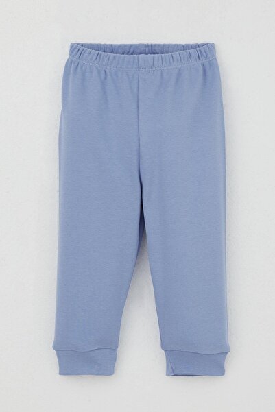 Breeze Baby Boy Pajama Set with Shoulder Patches, Love-Themed Emoji Emblem, 4 Months-1 Year, Mixed Colors