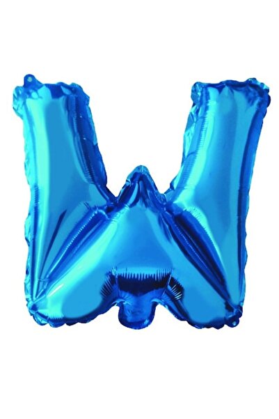 OEM Letter W Balloon, Blue, 40cm
