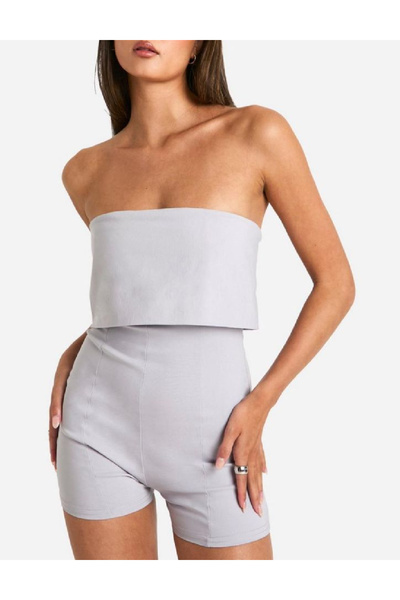 BOOHOO Jumpsuit, Gray