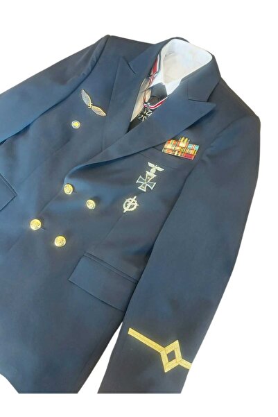 kho military design Ww2 Dönemi Alman Denizci Subay Ceket-Gömlek-Kravat (L Bed...