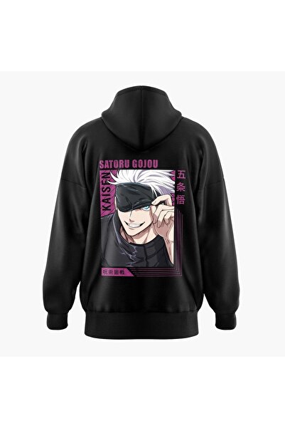 FG KONNİCHİWA Φούτερ Anime Kaisen Jujutsu με κουκούλα Ανδρικό Γυναικείο με κουκούλα Cosplay Gojo Satoru