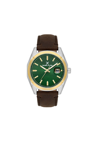 Daniel Klein Premium Dark Brown Leather Watch for Men DK.1.14138-3