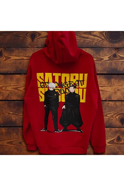 FG KONNİCHİWA Φούτερ Anime Kaisen Jujutsu με κουκούλα Ανδρικό Γυναικείο με κουκούλα Cosplay Gojo Satoru