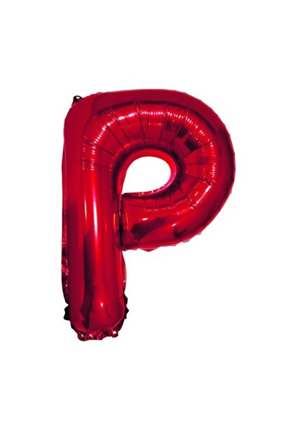 OEM Μπαλόνι γράμμα P, κόκκινο, 40 εκ.