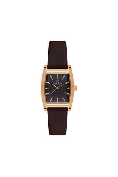 Daniel Klein Premium Dark Brown Leather Watch for Women DK.1.14120-5