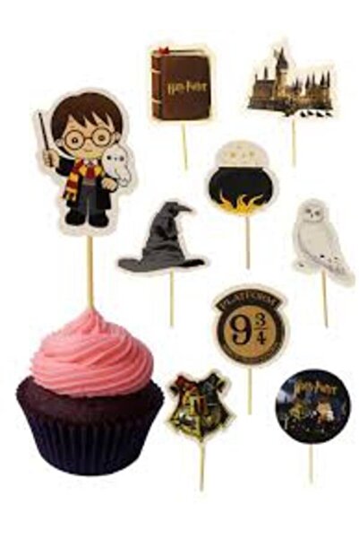GenelTedarik HARRY POTTER KÜRDAN SETİ PASTA SÜSÜ 10LU