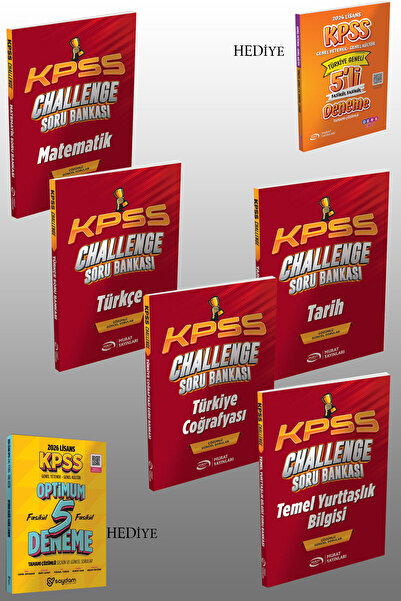 Murat Yayınları 2026 Lisans Kpss Genel Yetenek - Genel Kültür Challenge Soru Bankası Full Set