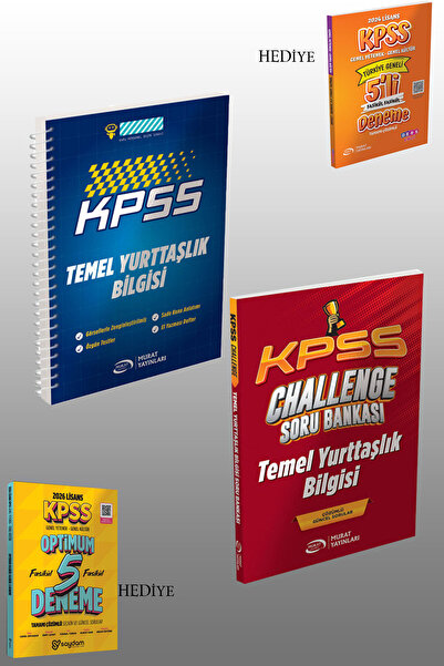 Murat Yayınları 2026 Kpss Lisans Temel Yurttaşlık Bilgisi konu el yazması + s...
