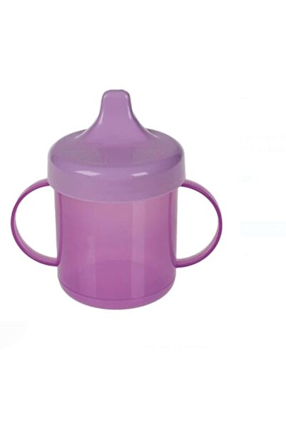 OEM Cană de dresaj Lilac cu cioc și mânere, plastic, 230 ml