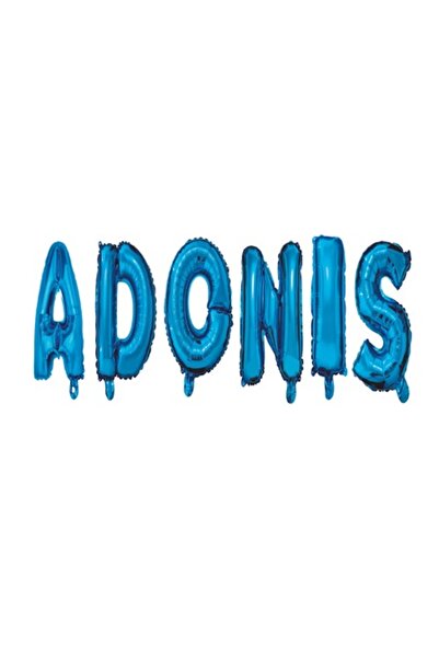OEM Σετ μπαλονιών Adonis Name, μπλε, 40 cm