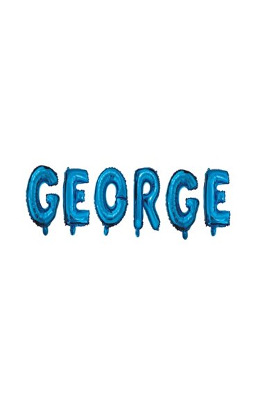 OEM Balloon Set Name George, Blue, 40 cm