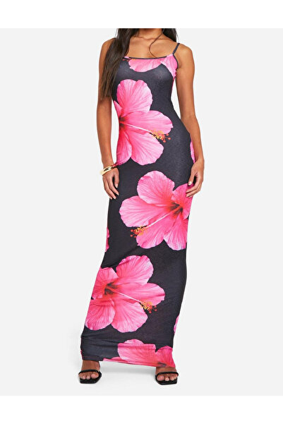 BOOHOO Long dress, Floral print