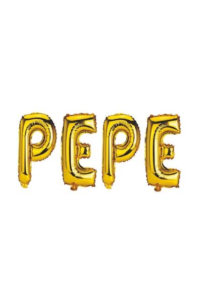 OEM Σετ μπαλόνια Pepe Name, χρυσό, 40 cm