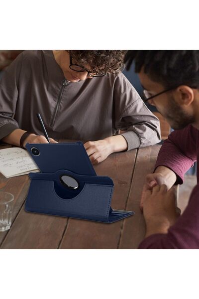 m.tk moveteck Samsung Galaxy Tab A11 8.7 Inch Compatible Tablet Case 360 Rotatable Stand Protective Cover + Pen X130