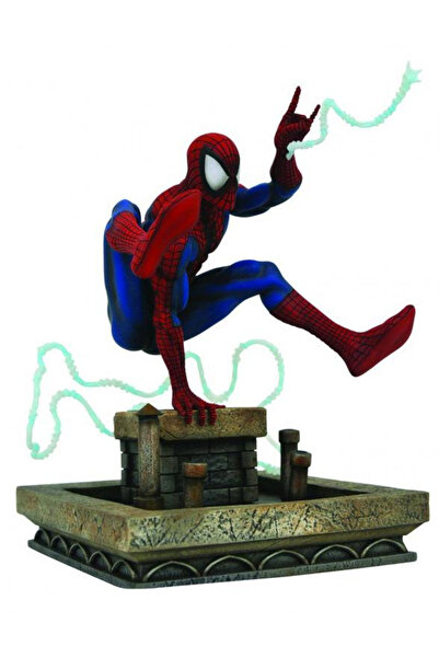 Alexshop Figurină PVC Spider-Man din anii '90 de la Marvel Gallery