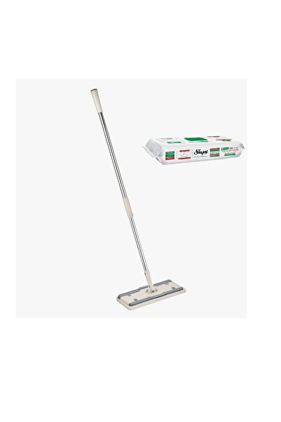 viora Yengeç Mop Beyaz Sabun Katkılı Mopa Uyumlu Yer Temizlik Havlusu 50 Yaprak