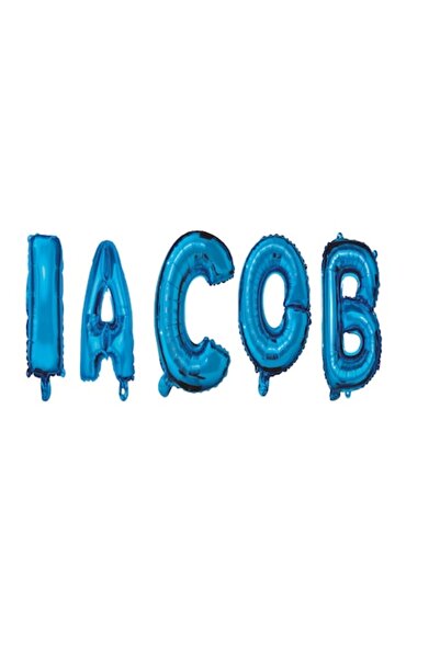 OEM Set baloane 'Iacob', albastre, 40 cm