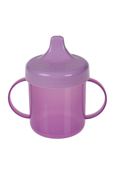 OEM Cană de antrenament Honey Baby, plastic, mâner, liliac, 230 ml