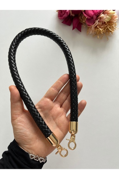 zg hobi aksesuar Strap for Knitted Bags Made of Artificial Leather with Gold ...