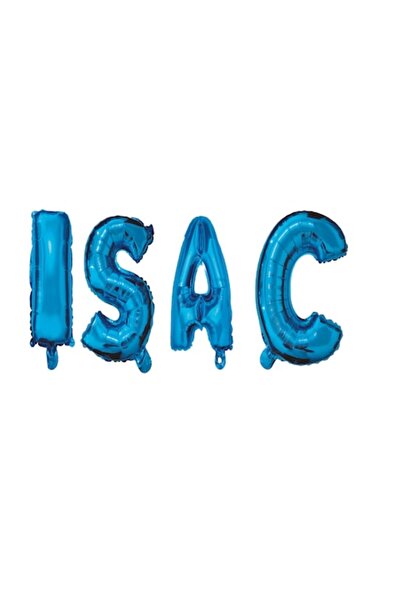 OEM Σετ μπαλονιών με το όνομα «Isac», μπλε, 40 cm