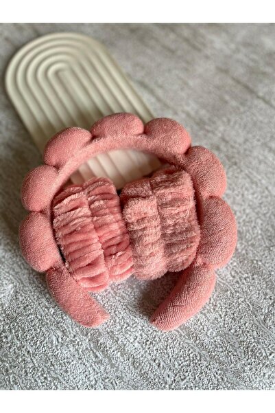 EMKSHOP عصابة رأس مرنة وناعمة ومريحة وممتصة للماء، سوار معصم لغسل الوجه والسبا والعناية بالبشرة