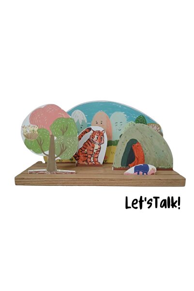_ Hikaye anlatım standı >>> Let's Talk