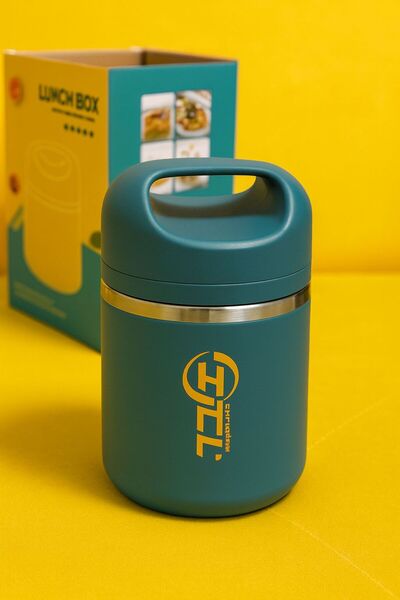 OEM Blue Casserole 630 ml with Stainless Steel Interior – Lunch Box for Food