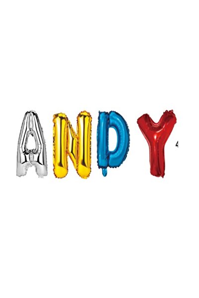 OEM Set baloane „Andy Name”, multicolore, 40 cm