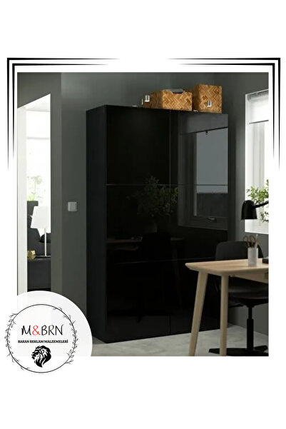 m&brn baran reklam malzemeleri parlak siyah kendinden yapışkanlı masa dolap k...