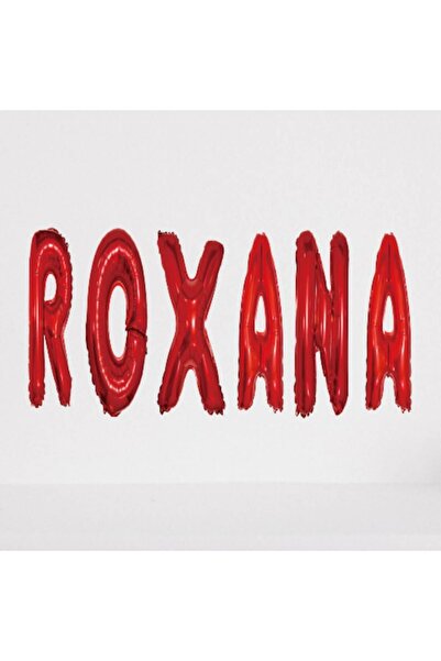 OEM Set of Letter Balloons Name 'Roxana', Red, 40 cm