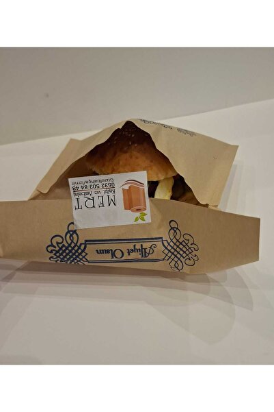 ambalajtoptancısı 100 ADET KRAFT KAĞIT HAMBURGER , TOST , TOBİK EKMEK VE UNLU MAMÜLLER PAKET KESE KAĞIDI