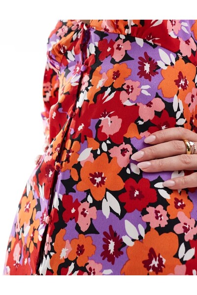 Violet Romance Medium dress, Floral print