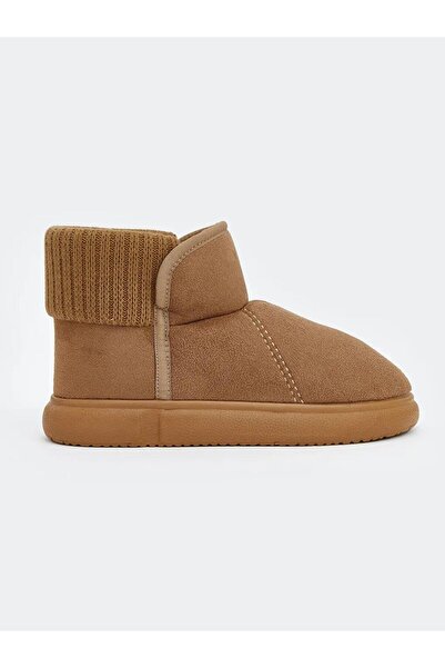 LC Waikiki Γυναικείες μπότες για το σπίτι με σουέτ εμφάνιση (W5)