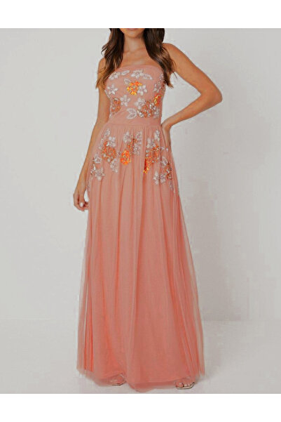 Coast Long dress, Salmon