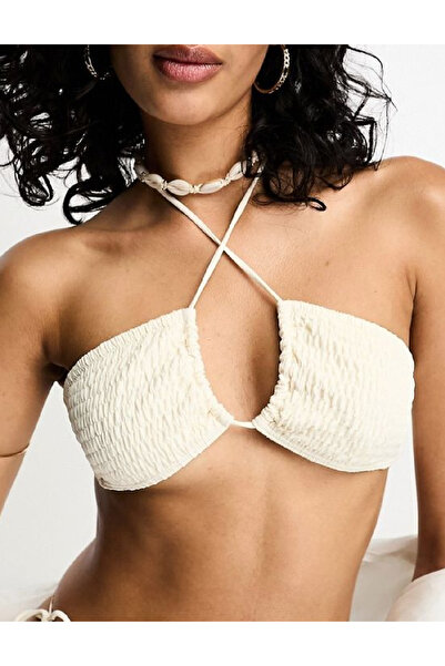South Beach Swim bra, Cream