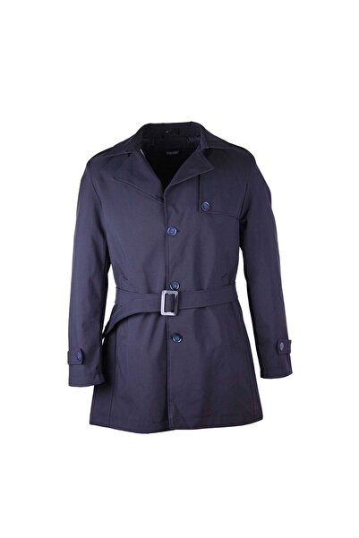 trender Синій чоловічий тренч 01