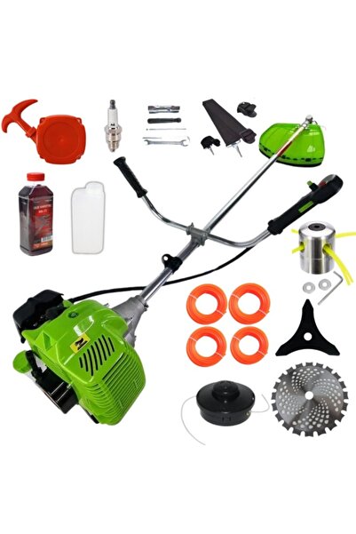 Campion Mașină de tuns iarba pe benzină PACHET 8,5 CP, 2 timpi, 58cc, 12000 r...