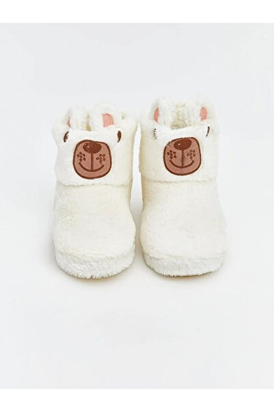 LC Waikiki Women's Plush House Boots with Animal Figures (W5)