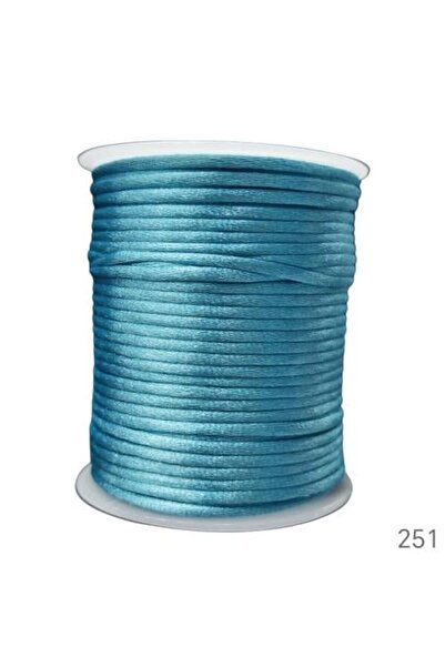 Unbrande خيوط قيطان ساتان سماكة 2 مل طول اللفة 45 متر | عدد 2 لفة | 251