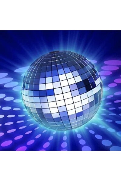 KlaussTech Glob disco multicolor pentru petreceri, cu oglinzi, diametru 40 cm...