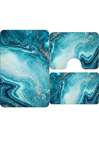 OEM Set of 3 Non-Slip Bath Mats - Precious Stone Pattern