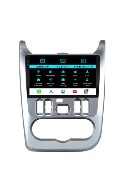 NavStore Navigație Dacia Logan/Duster/Sandero (2008-2013), QuadCore, 9 inci, ...